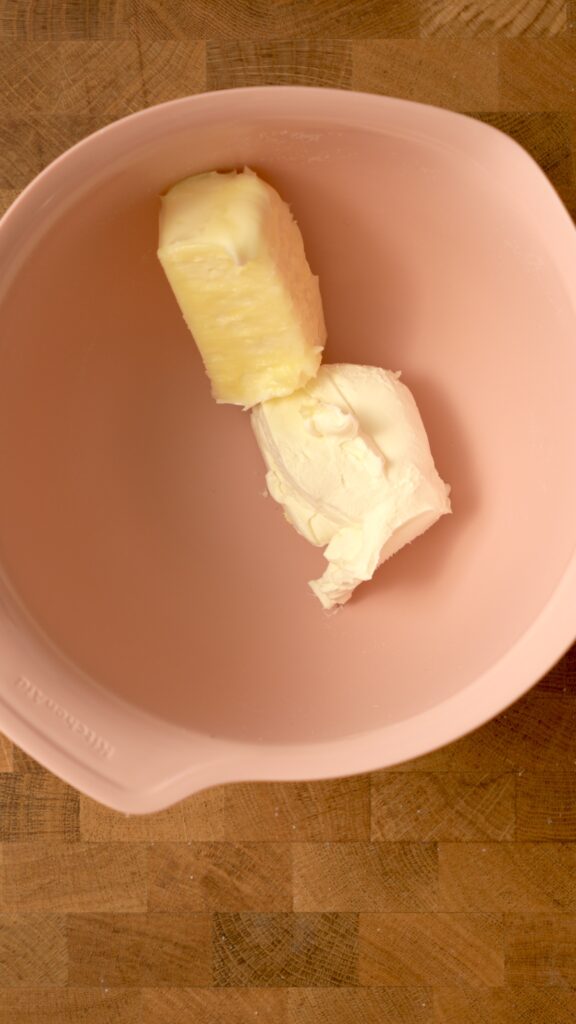 butter and cream cheese