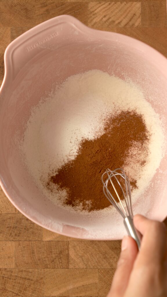 cinnamon and flour