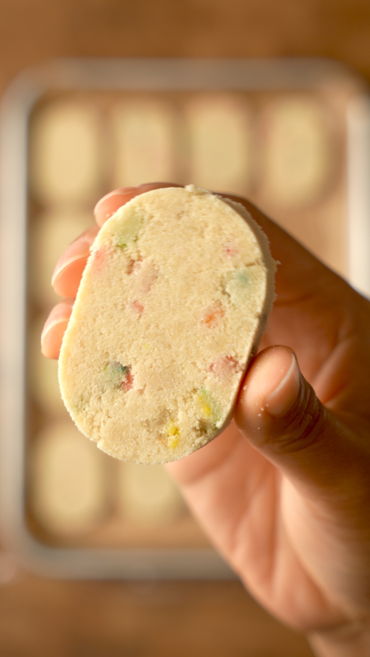 one finished polvoron