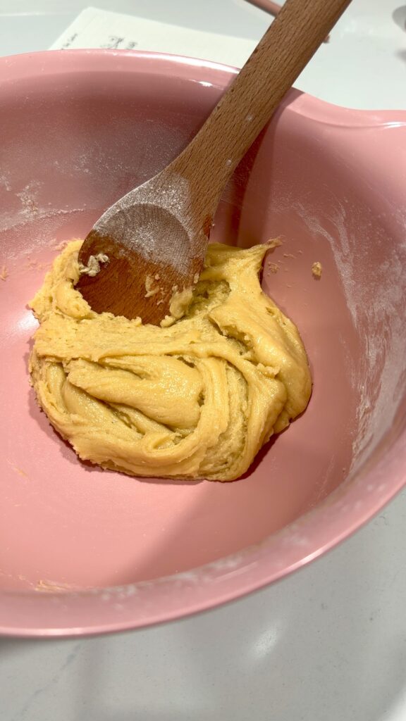 the dough fully formed